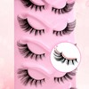 3D False Eyelashes, Cat Eye, Natural Artificial Eyelash Extensions Set,