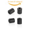 Arkorus - 4 unidades de almacenamiento de pared para tabla