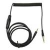 Coiled Headphone Cable Replacement Headset Sound Cord with Volume Key