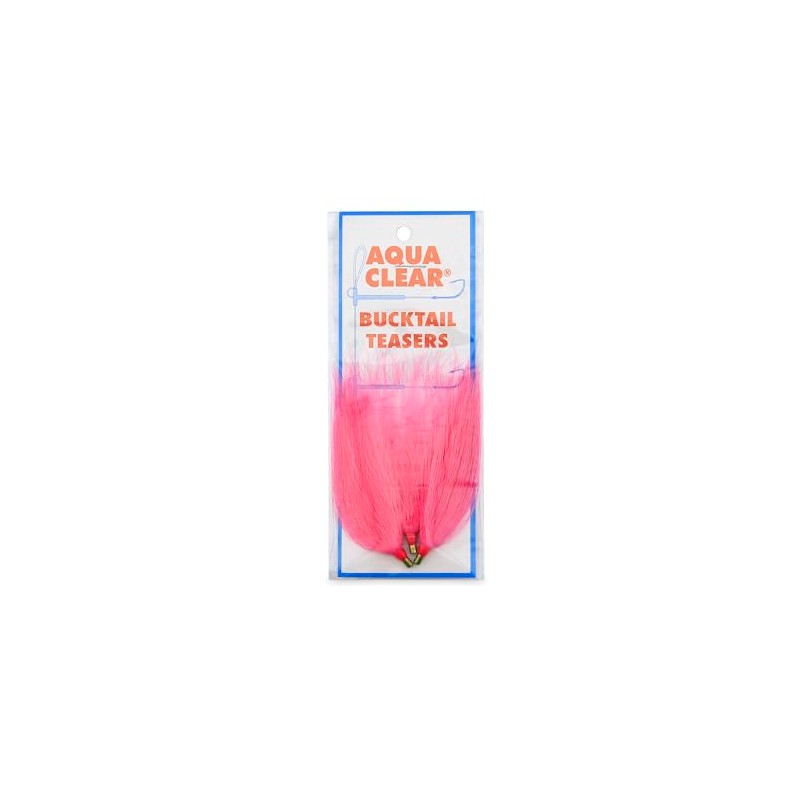Aqua-Clear, Buck Tail Teaser Rivet Slider, Pink Hair, 3 pc