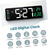 STOBAZA Large Modern Digital Wall Clock 39cm Led Display Outdoor/Indoor