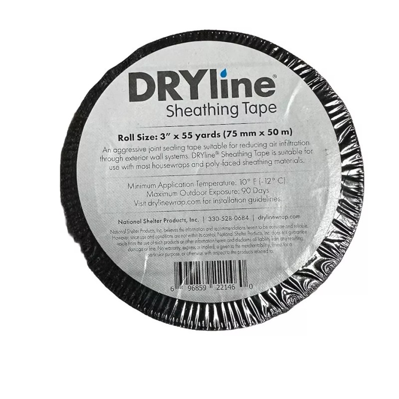 Dryline New Dryline Sheathing Tape 1 7/8 inches x 55