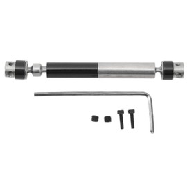 RC Car Center Drive Shaft 65 To 78mm High Strength Steel Aluminum Center Transmission Shaft for Axial SCX24 1/24 Black