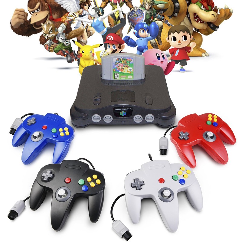miadore 2 Pack N64 Wired controller,Retro N64 Remote Joystick Gamepad