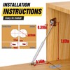 Drop Down Gas Struts, Gas Spring Hinge with 90 Degree