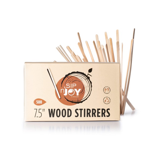 Coffee Stirrer Sticks, Made from Birch Wood, Eco-Friendly Wood Stirrers,
