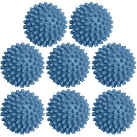 Black Duck Brand Dryer Balls 8 Pack - Non-Toxic Reusable Dryer Balls in Assorted Colors