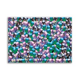 Sticker Bomb Sheet Skull Design Vinyl Wrap Car Bike Scooter Laptop Skate Kids #10898 (A4 21cm x 29cm)