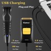 KEMEI Professional Hair Trimmer for Men Cordless, Foil Shaver with