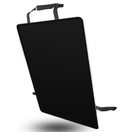 Kick Mat Back Seat Protector - Set of 2 Kick Mats for Car, Truck, SUV or Van - Protects Backs of the Seats from Scuffs & Stains - Must Have for Traveling with Pets or Kids - 1 Click Installation