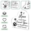 Pet Memorial Gift Acrylic Heart Keepsake Sympathy Gifts for Loss