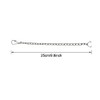4 Pack Toilet Handle Chain Stainless Steel Toilet Flapper Lift