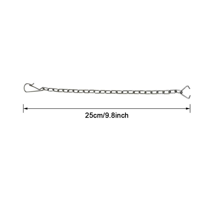 4 Pack Toilet Handle Chain Stainless Steel Toilet Flapper Lift
