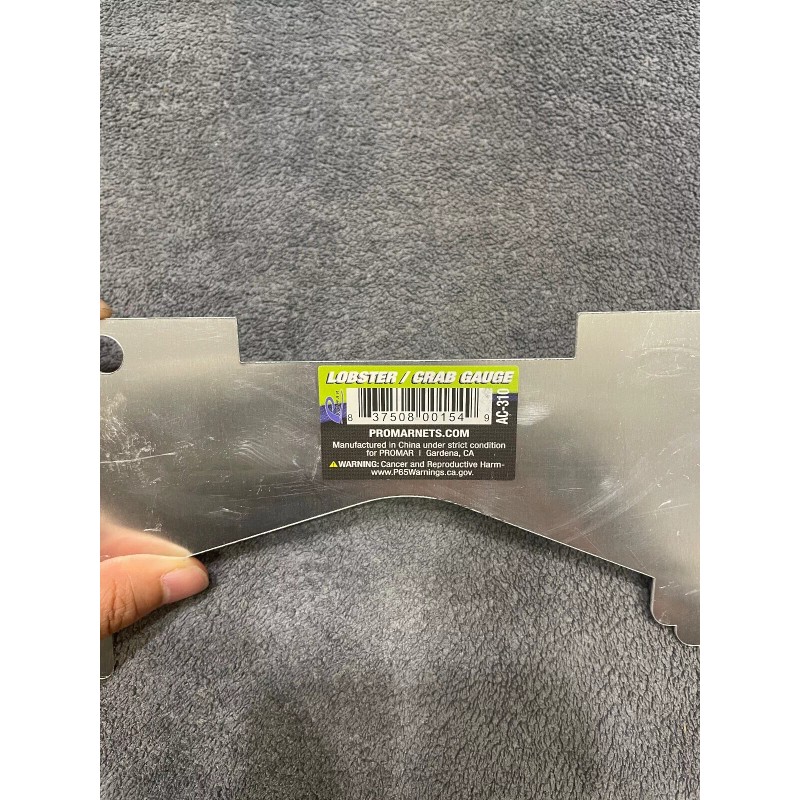 Promar Aluminum Lobster Crab Gauge