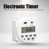 Programmable Timers, Electronic Timer Plug-in Wiring 16 Switching Programs for