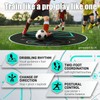 MUKESKY Soccer Training Mat for Footwork & Agility, 360° Circular