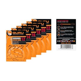 Guru Kuranku Micro Barbed Hooks Spade End 10pcs Fishing Terminal Tackle (18)