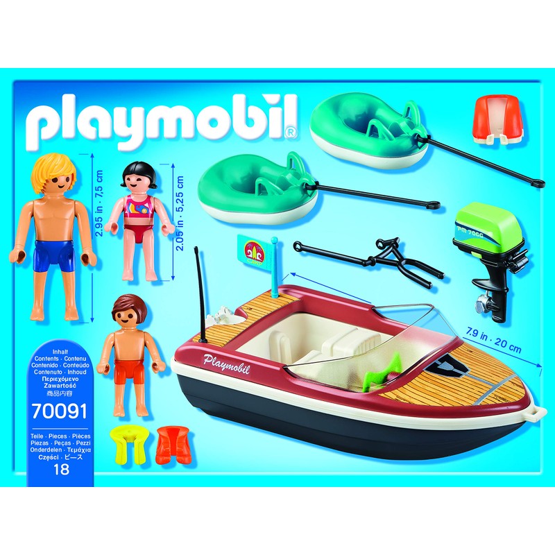 Playmobil Family Fun 70091 Sport Boat with Fun Tyres Age