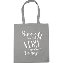 Hippowarehouse Mummy's Bag Full of Very Important Things Tote Shopping Gym Beach Bag 42cm x38cm, 10 litres