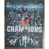 na Philadelphia Eagles 2024-2025 Super Bowl 59 Champions 12" X