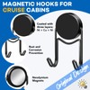 LOVIMAG Metal Magnetic Hooks Rare Earth Magnets with Hooks for