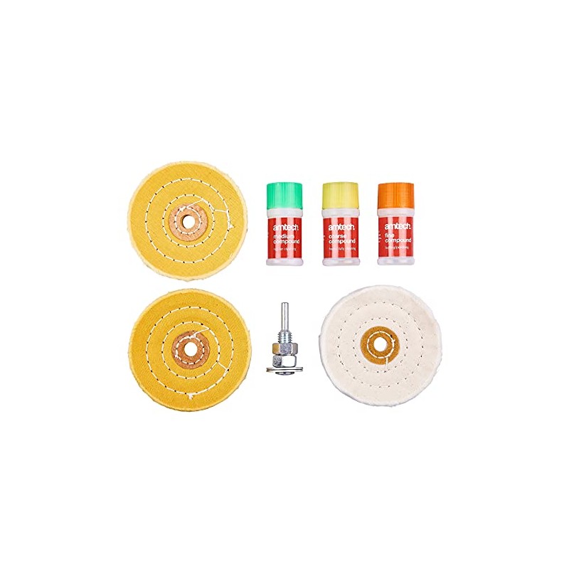 Amtech E2610 3 Piece metal polishing set