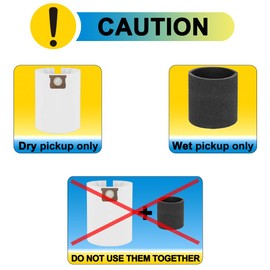 SpaceTent 10 Pack 90663 Type G Filter bags For Most Shop Vac 15-22 Gallon Wet/Dry Vacs and 3 Pack 90585/VF2001 Foam Sleeve for Most Shop-Vac Wet/Dry Vacs.