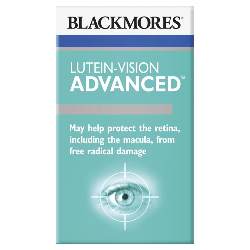 Blackmores Lutein-Vision Advanced 60 Capsules (Expiry 09/2026)
