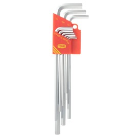 TONE ALB900 Inch Long Hex Key L Wrench Set, 9 Pieces
