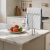 SHUNLI Hand Towel Holder Stand, Double Towel Rack Free Standing