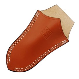 Mikikajiya Mura TS056 Genuine Leather Case for Pruning Shears, Brown
