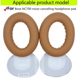 Replace Ear Pads Compatible with Bose 700 Noise-Cancelling Headphones /NC700 Upgrade Ear Pads Protein Leather Quality Memory Foam Making Accessories (Khaki)