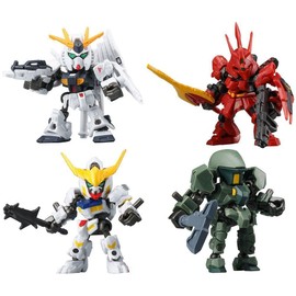 Mobile Suit Gundam Frame Operation 01 Robot Figure Anime Gacha Bandai (Complete Set of 4 Types)