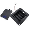 Jex Electronics Four/4X AA Panel Mount DIY Battery Holder Case