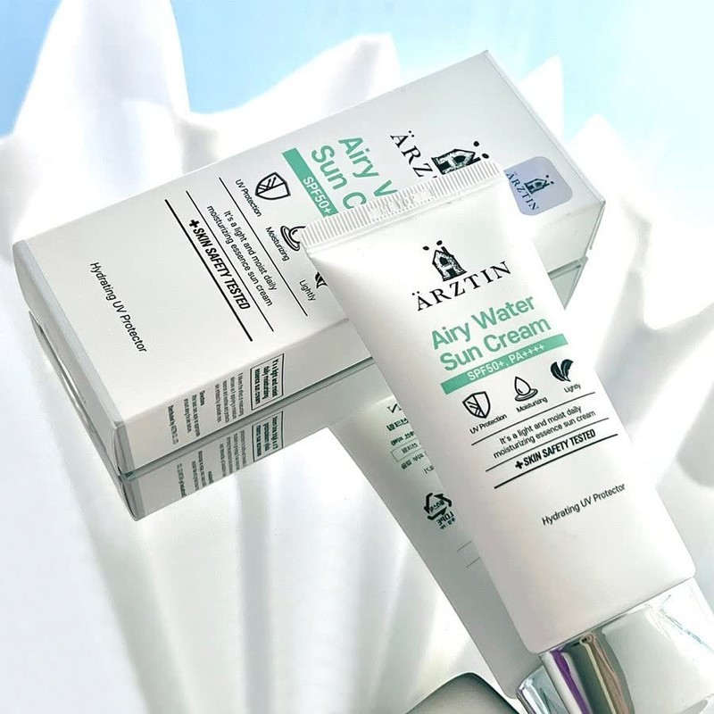 Airy Water SUN Cream SPF50+, PA++++, Lotion Type, NO Whitecast