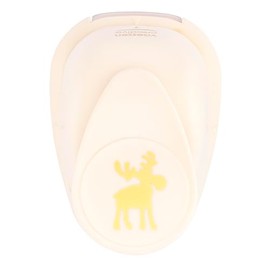 Vaessen Creative Motif Punch Elk - 1.5 x 2.3 cm - Punch for Craft Paper, Coloured Paper, Scrapbook Paper or Decoupage Paper