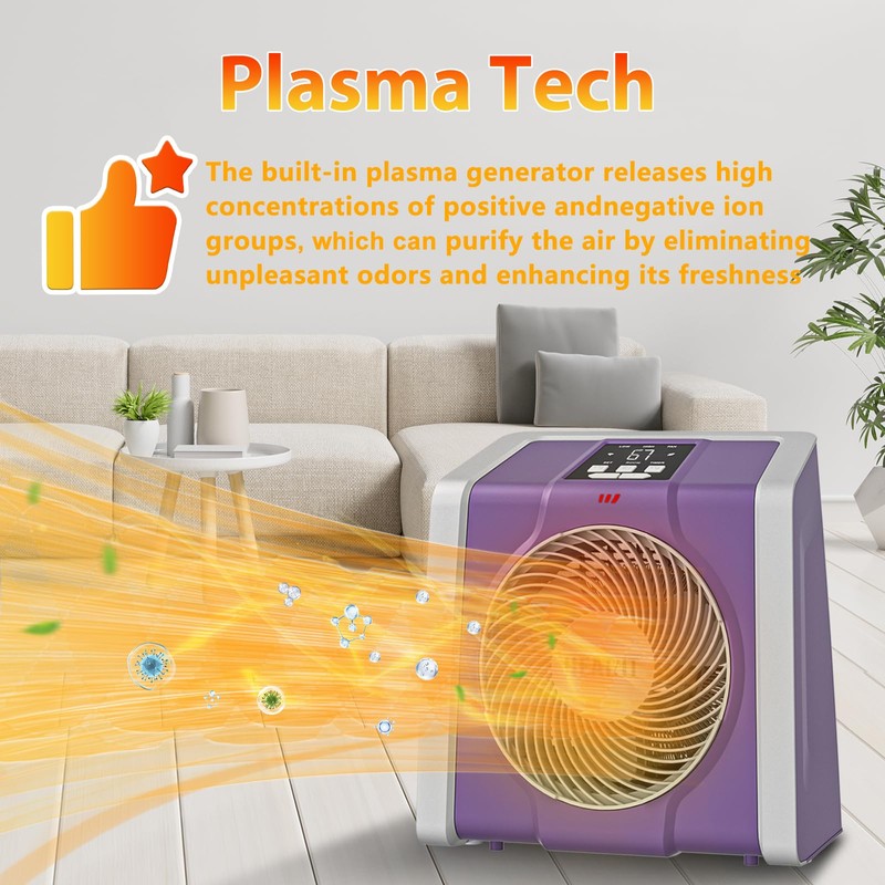 HEATIT Space Heater with Remote for Indoor, Digital Display with