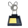 Soldering Iron Stand, Heavy Duty Cast Iron Base, Threaded Spring