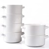 DELLING 6 Pack Soup Bowls with Handles, 24 Oz Large