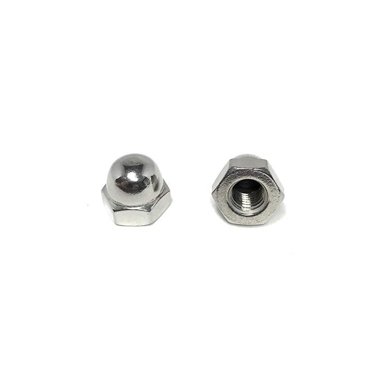 5/16-24 Acorn Cap Nuts 18-8 Stainless Steel - Fine Thread