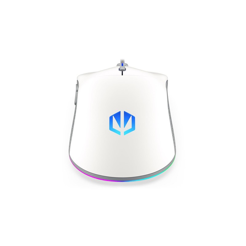 ENDORFY GEM Plus Onyx White Gaming Mouse RGB, Ultralight Wired