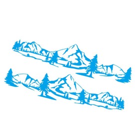 Gatuida 2sets Car Side Sticker Pine Tree Decals for Vehicle Decoration Creative for Trucks and Suvs Automotive Accessories