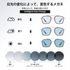 Cyxus 8260 Dimmable Sunglasses, Blue Light Cut, UV Protection, Teardrop