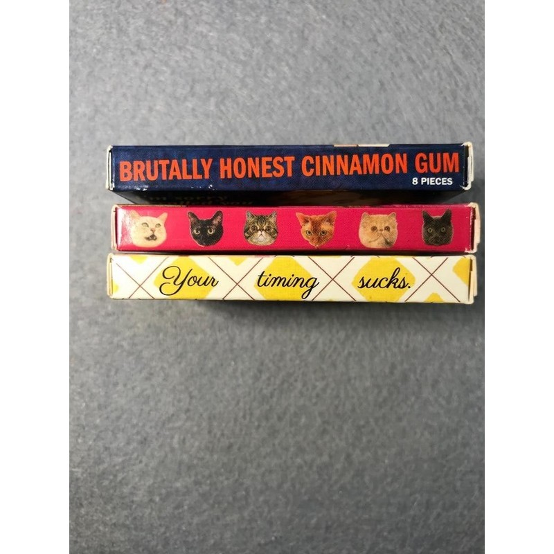 Gag Chewing Gum Boxes-Unopened