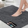 GORILLA GRIP Bath Rug Mat 30x20, Thick Soft Absorbent Chenille,