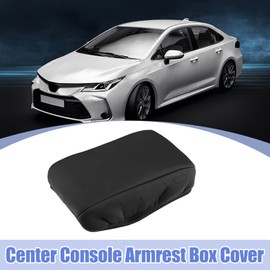QUARKZMAN Centre Console Armrest Box Cover for Toyota Corolla 2013-2023 Black