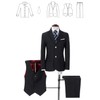 YuanLu Boys Suits with Blazer Pants Vest Shirt and Tie