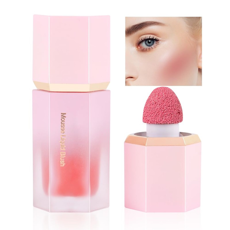 LOPHE Liquid Blush for Cheeks, Soft Cream Liquid Blush Stick