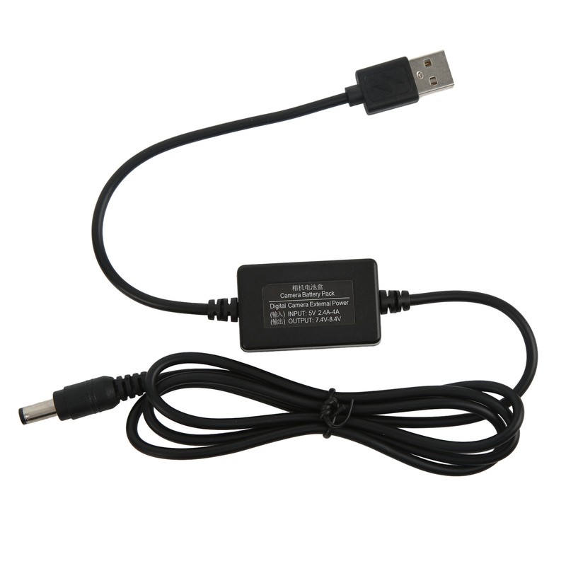 1.2m USB 5V to DC 8V Voltage Booster Cable Step