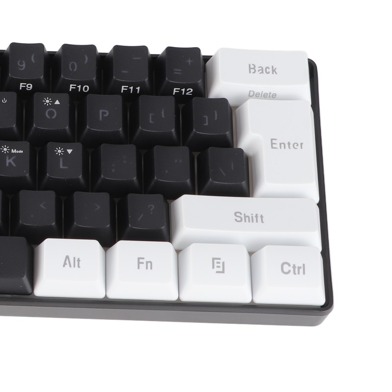 G61 Mini RGB Keyboard LED Backlight 61 Keys Ergonomic Mechanical